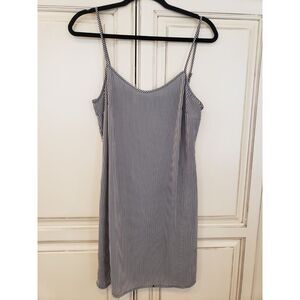 White House Black Market Nightgown Slip Nightie Lingerie Sz 8 Small Striped‎